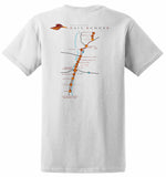 Rail Runner Route Map Adult T-Shirt